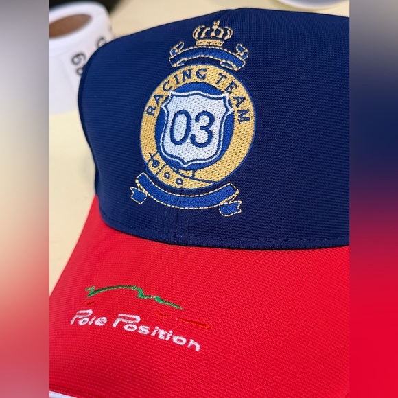 Pole Position Racing Team 03 Red and Blue Cap - Picture 2 of 6